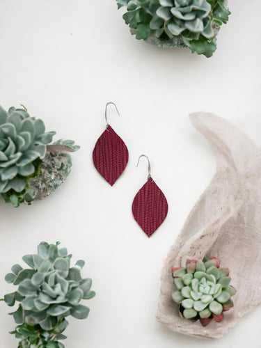 Genuine Leather Earrings - E19-1033