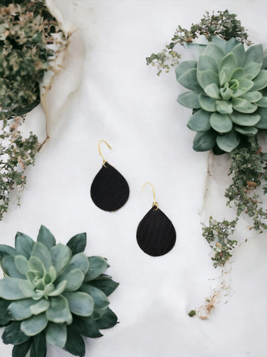 Genuine Leather Earrings - E19-1325