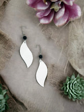 Load image into Gallery viewer, White Genuine Leather Earrings - E19-1590