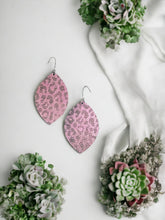 Load image into Gallery viewer, Holographic Leopard Leather Earrings - E19-1863