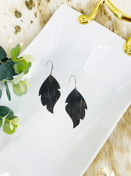 Bronze Genuine Leather Earrings - E19-1994