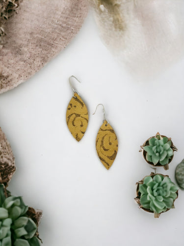 Genuine Leather Earrings - E19-202