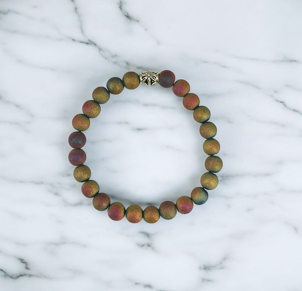 Druzy Stretchy Bracelet - B2180