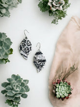 Load image into Gallery viewer, Glitter on Leather Earrings - E19-2336