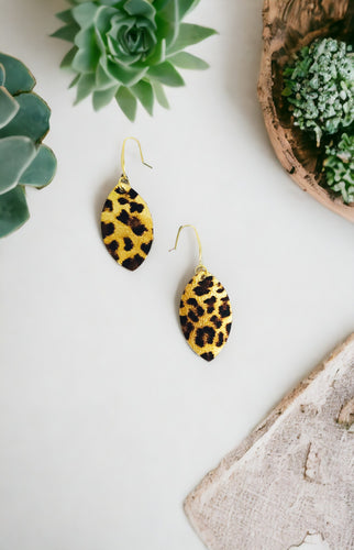 Genuine Leather Earrings - E19-2495