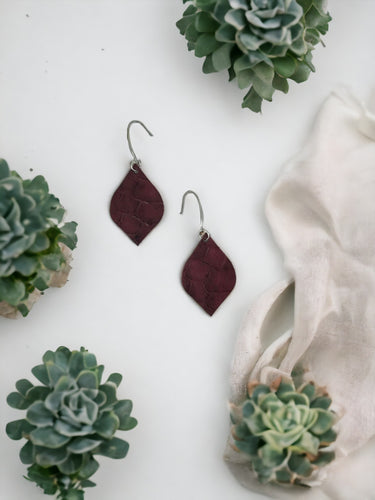 Genuine Leather Earrings - E19-2668