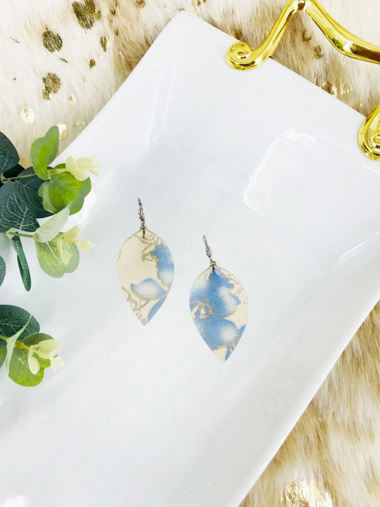 Floral Pattern Leather Earrings - E19-2671