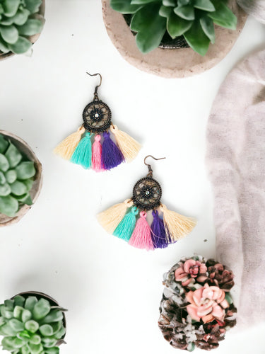 Bohemian Style Tassel Earrings - E19-2733