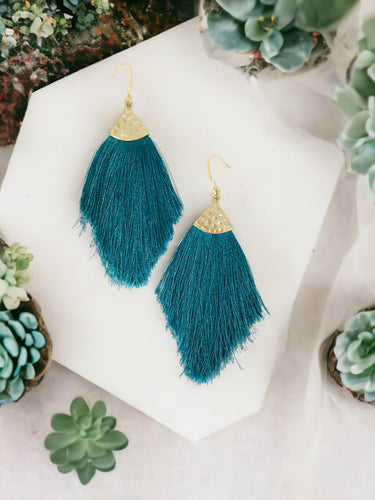 Large Tassel Pendant Earring - E19-2783