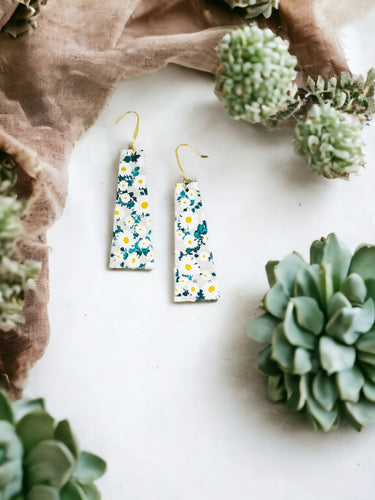 Daisy Leather Earrings - E19-2826