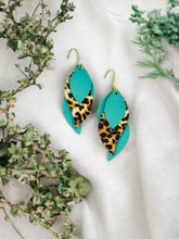 Load image into Gallery viewer, Layered Genuine Leather Earrings - E19-2893