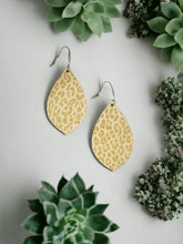 Load image into Gallery viewer, Beige Genuine Leather Earrings - E19-2904