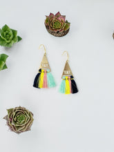 Load image into Gallery viewer, Multi-Color Tassel Pendant Earrings - E19-2914