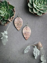 Load image into Gallery viewer, Purple Cork Earrings - E19-2936