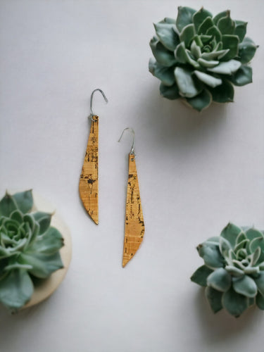 Natural Cork Earrings - E19-3019