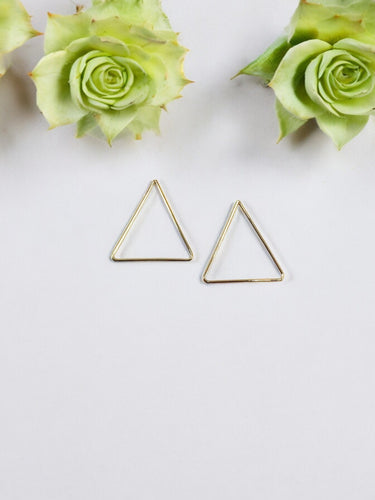 Triangle Pendant Stud Earrings - E19-3310