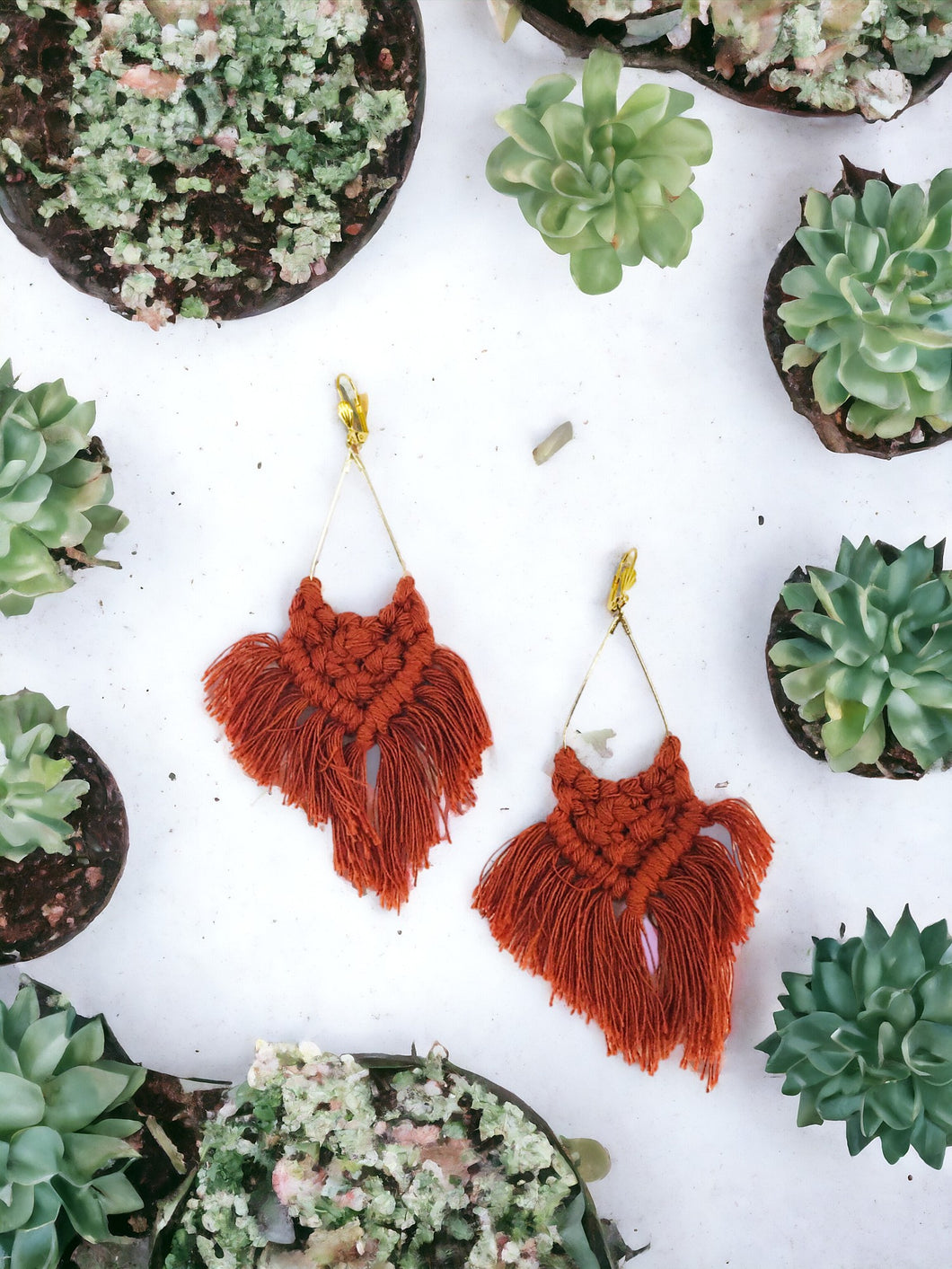 Boho Macrame' Tassel Earrings - E19-3437