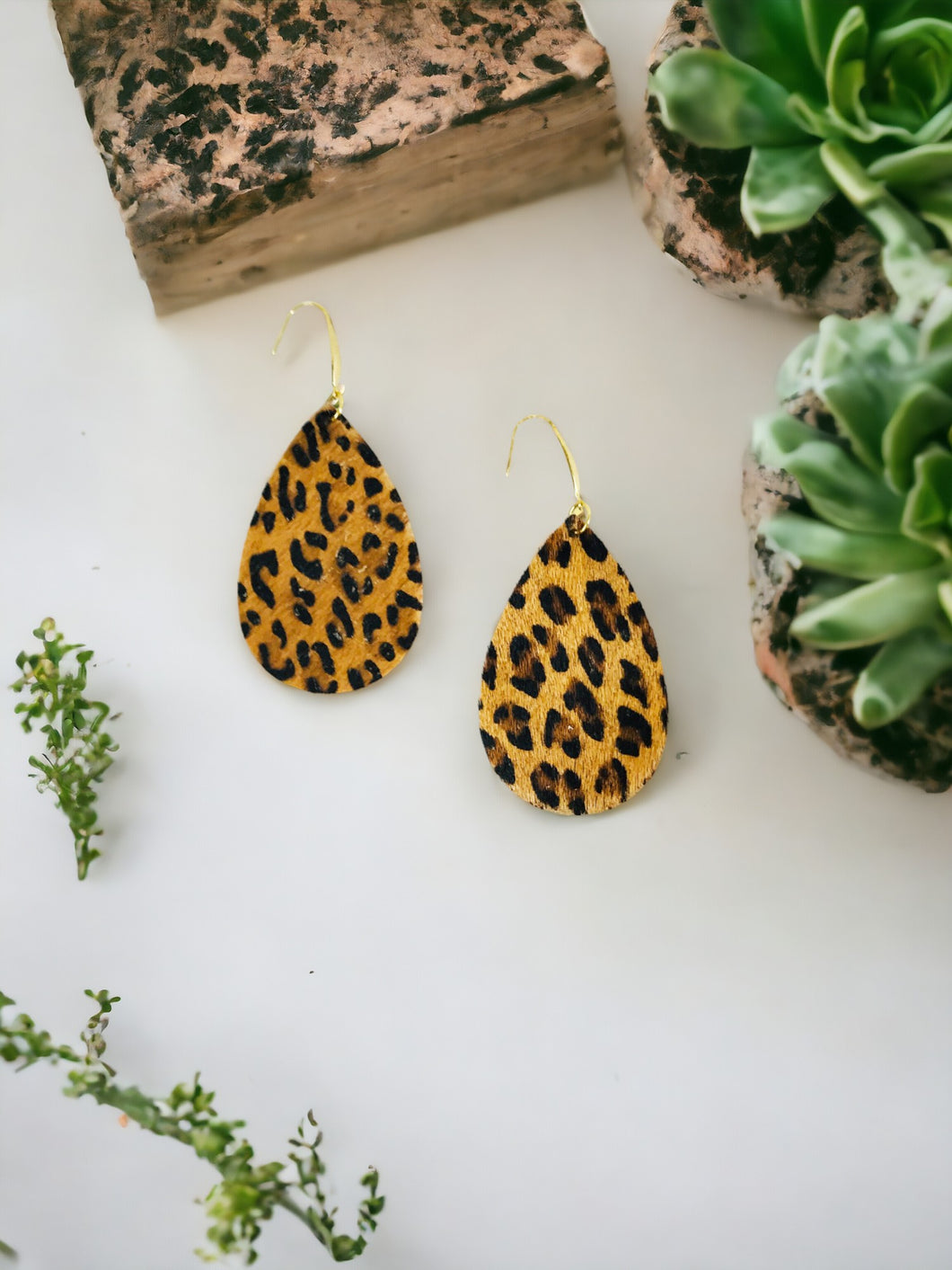 Hide On Leather Earrings - E19-3657