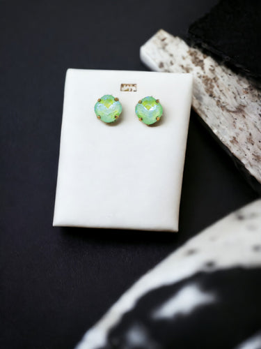 Genuine Crystal Stud Earrings - E19-4197