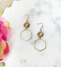 Load image into Gallery viewer, Crystal &amp; Pendant Earrings - E19-4261