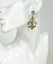 Load image into Gallery viewer, CZ Stud and Pendant Earrings - E19-4320