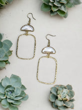 Load image into Gallery viewer, Stone &amp; Pendant Earrings - E19-4435