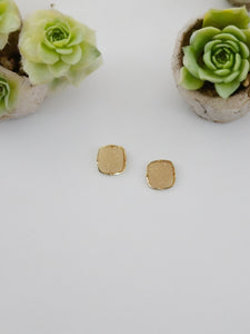 Druzy Agate Stud Earrings -E19-4496