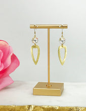 Load image into Gallery viewer, Genuine Crystal &amp; Heart Pendant Earrings - E19-4755