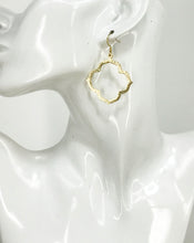 Load image into Gallery viewer, Gold Clover Pendant Earrings - E19-4763