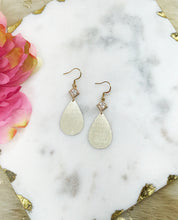 Load image into Gallery viewer, CZ &amp; Teardrop Pendant Earrings - E19-4764