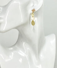 Load image into Gallery viewer, 18K CZ Stud &amp; Pendant Earrings - E19-4765