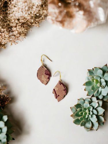 Genuine Leather Earrings - E19-702