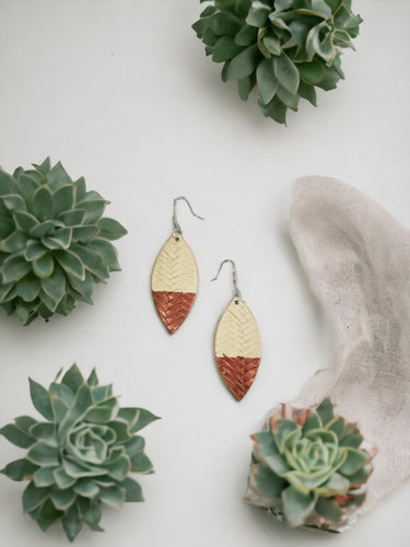 Genuine Leather Earrings - E19-741