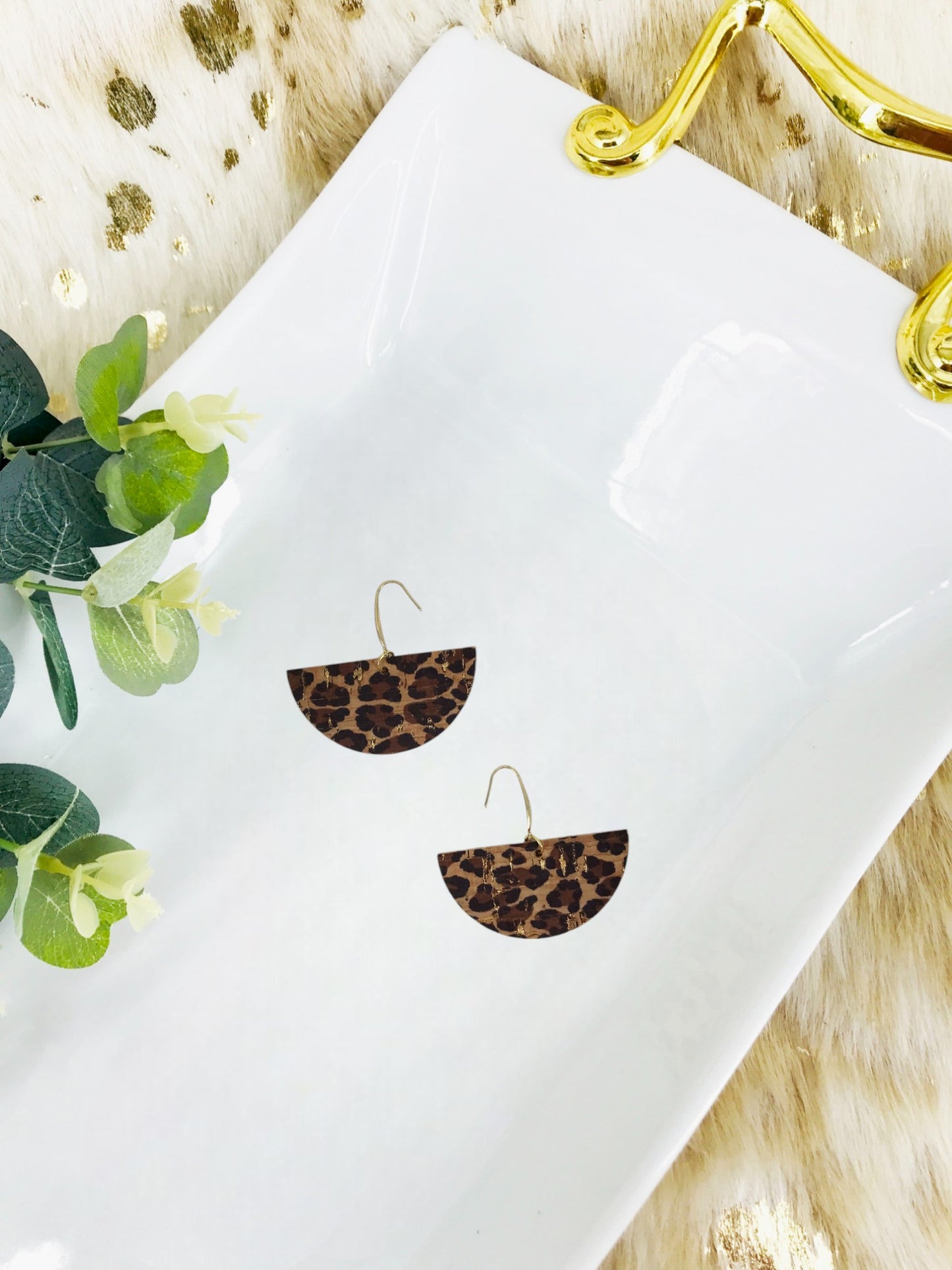 Genuine Leather Earrings - E19-820