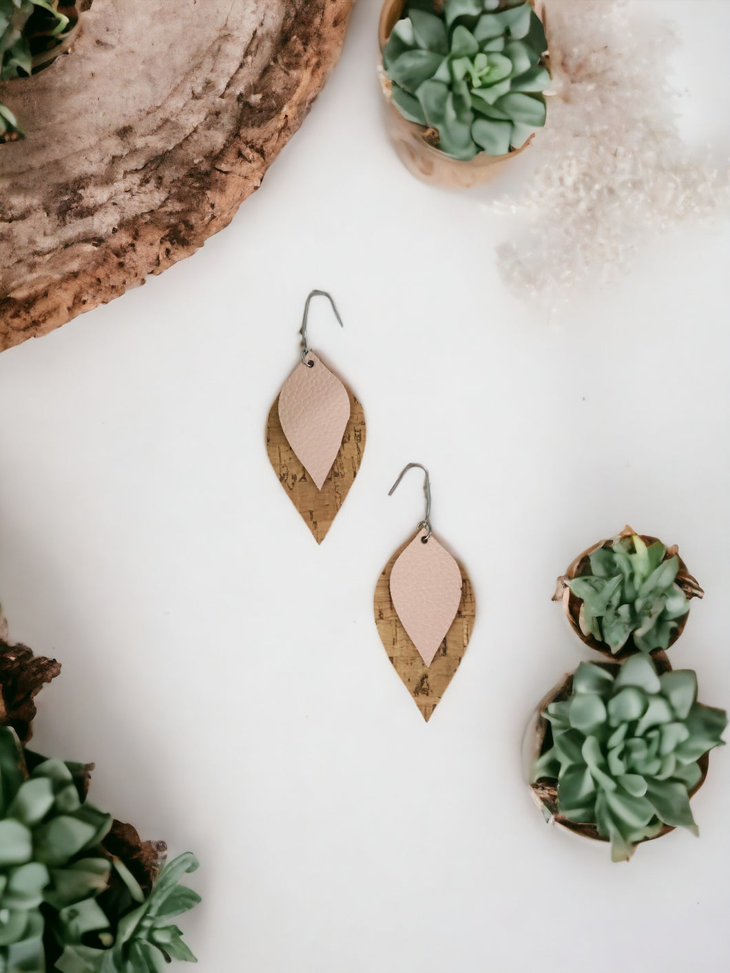 Genuine Leather Earrings - E19-848