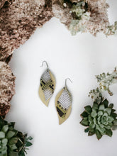 Load image into Gallery viewer, Layered Genuine Leather Earrings - E19-858