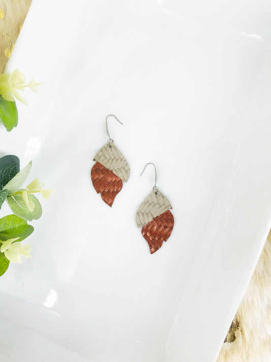 Genuine Leather Earrings - E19-862