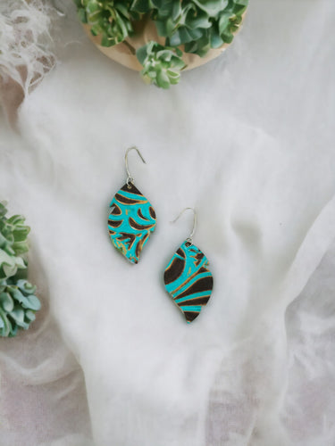 Genuine Leather Earrings - E19-947