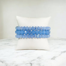 Load image into Gallery viewer, Multi-Strand Glass Bead Stretchy Bracelet - B1227