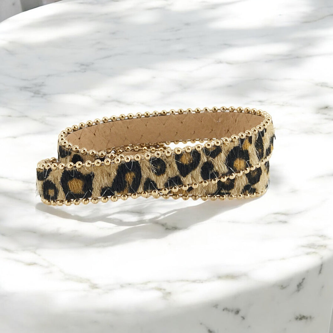 Leopard Wrap Bracelet - B204