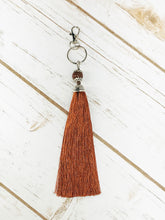 Load image into Gallery viewer, Large Silk Tassel Keychains