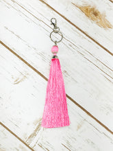 Load image into Gallery viewer, Large Silk Tassel Keychains