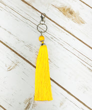 Load image into Gallery viewer, Large Silk Tassel Keychains