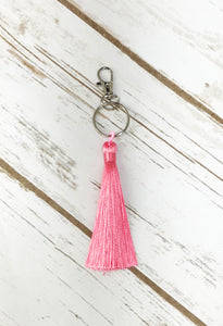 Small Silk Tassel Keychains