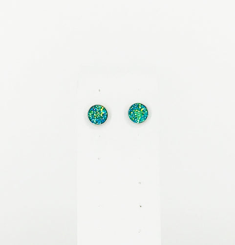 Round Druzy Stud Earrings - E19-2742