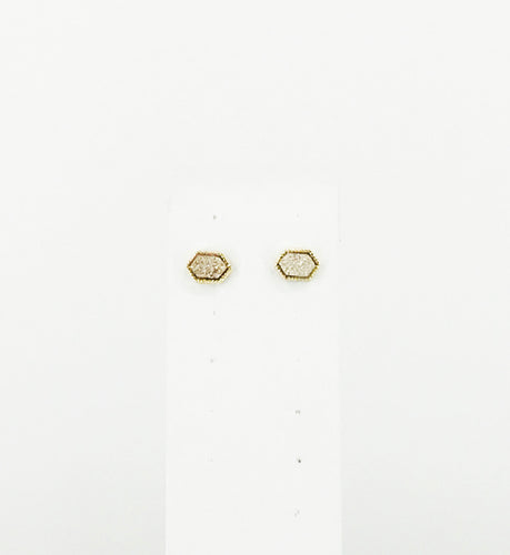 Bohemian Druzy Stud Earrings - E19-2757