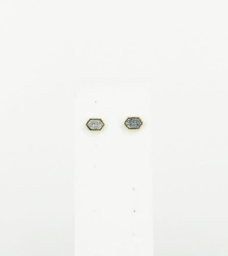 Bohemian Druzy Stud Earrings - E19-2772