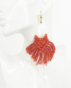 Boho Macrame' Tassel Earrings - E19-3437