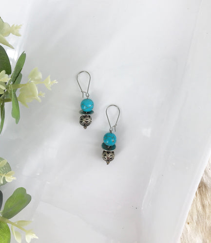 Glass Bead Earrings - E177