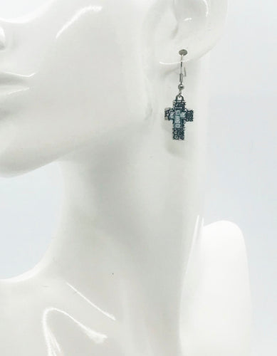 Cross Dangle Earrings - E19-2300